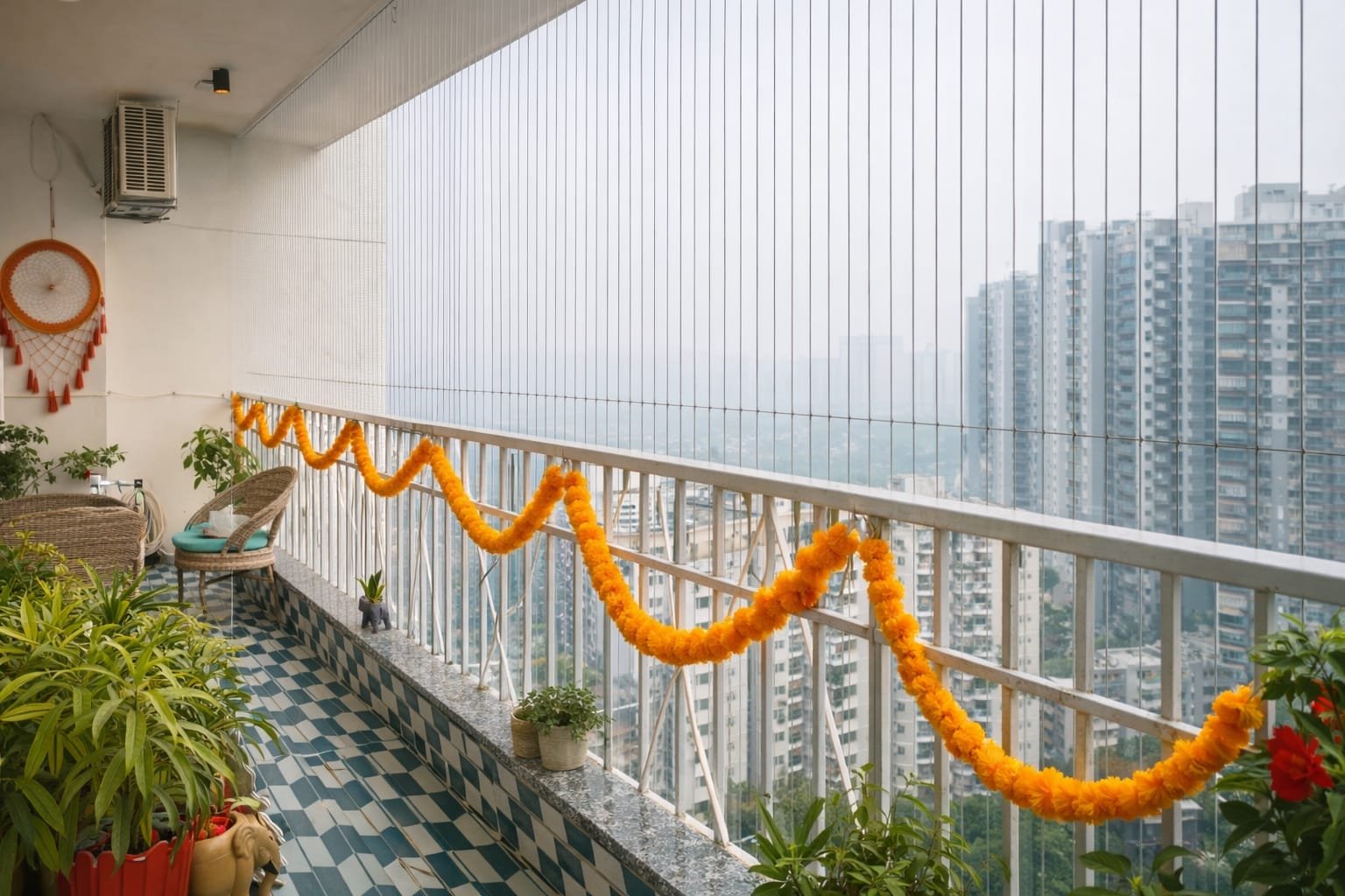 Balcony Invisible Grills
